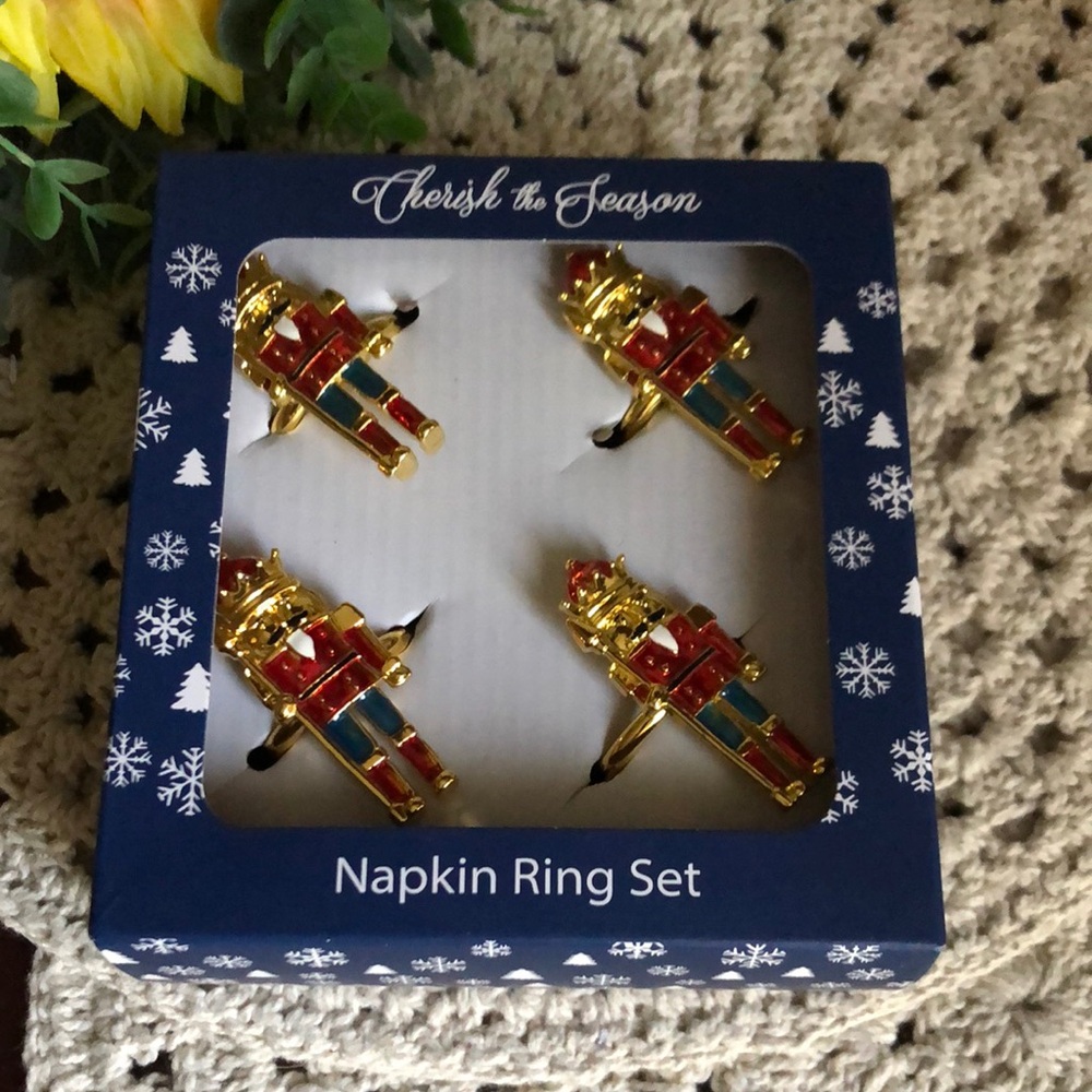 Christmas Nutcracker Napkin Rings